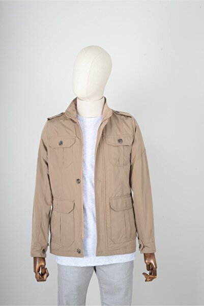 MASERTO Slim Fit Safari Mont Bej