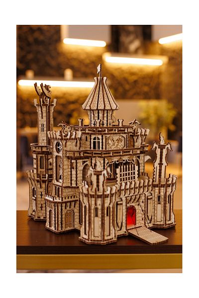 Wood Trick Mechanical 3D puzzle, Dragon Castle, WT, wood, 978 pieces