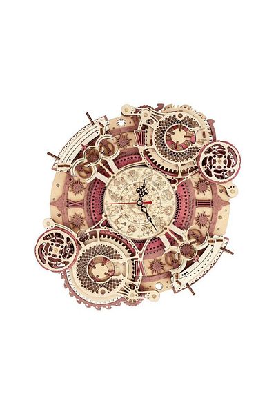 ROKR 3D Puzzle Zodiac Wall Clock, ROKR, Wood, 168 pieces