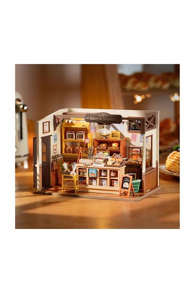 Rolife 3D Puzzle, DIY Mini House, Becka's Bakery, Rolife, 141 pieces