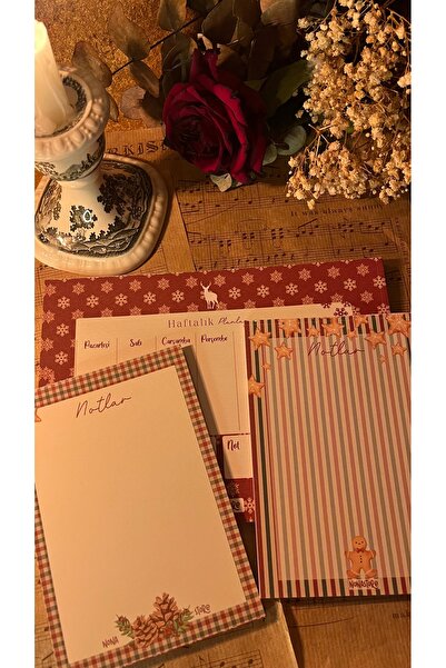 NONA 3 lü Defter Seti / Planlayıcı / A5 planlayıcı / A6 Notepad