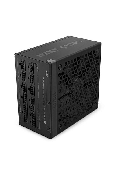 Nzxt مزود طاقة 3.1 ATX 1000 واط 80 Plus Gold كامل الوحدات باللون الأسود