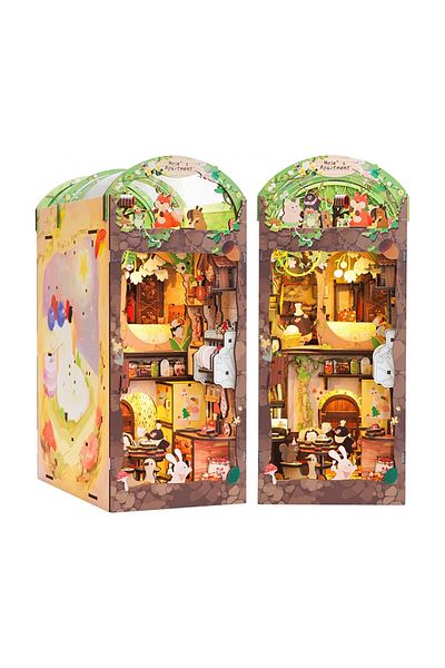 CUTEBEE 3D Puzzle, DIY Book Spine, Mole House, Cutebee, 253 pieces