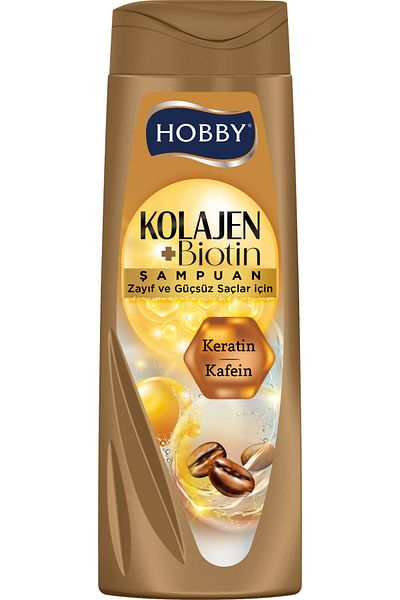Hobby Hooby Shampoo for Weak and Dehydrated Collagen&Keratin&Caffeine 480 ml