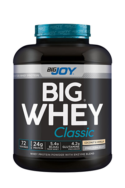 Bigjoy Sports Big Whey Classic Whey Protein Hindistan Cevizi - Vanilya 72 Servis 2196gr Protein Tozu