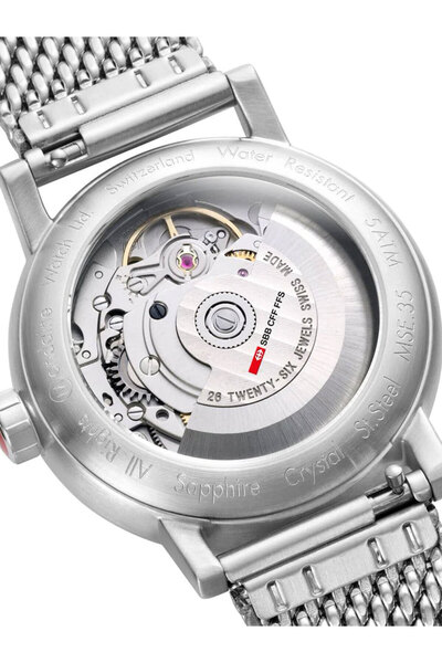 MONDAINE Ceas de damă MSE.35610.SM, Automat, 35mm, 5ATM