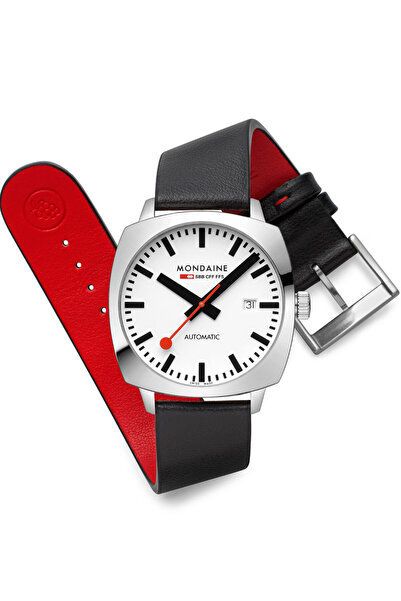 MONDAINE Ανδρικό ρολόι Mondaine MSL.3961B.LBV, Automatic, 39mm, 10ATM