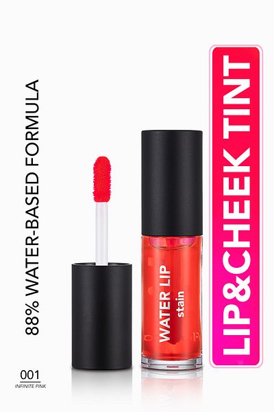 Flormar Permanent Matte Lip Tint (PINK) - Water Lip Stain - 001 Infinite Pink -8682536042161
