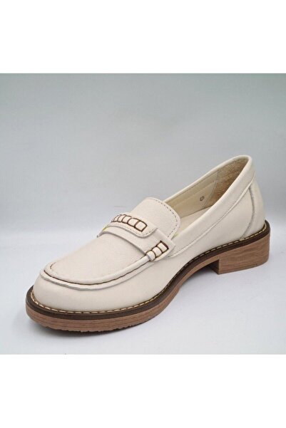 Mammamia D25ya-3260 Kadın Deri Loafer Ayakkabı