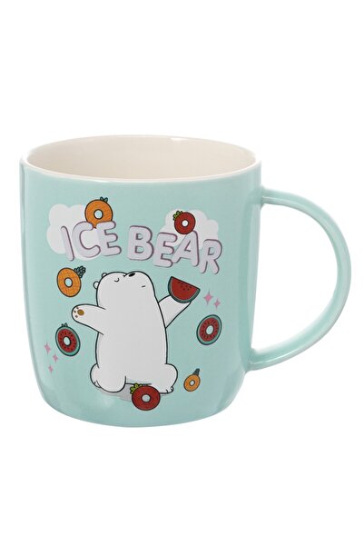 Miniso We Bare Bears Lisanslı Tatlı Serisi Kaşıklı Bardak Seti
