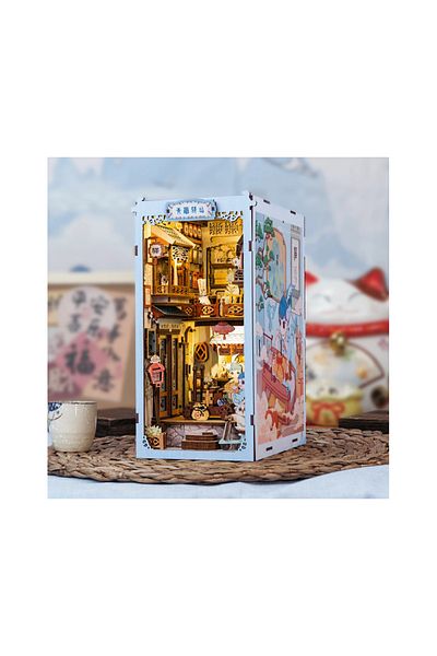 CUTEBEE 3D Puzzle, DIY Bookend, Azure Phoenix Lodge, Cutebee, 348 pieces