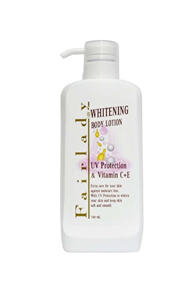 Fair Lady لوشن الجسم فير ليدي مع حماية من الأشعة فوق البنفسجية وفيتامين سي + إي للعناية الإضافية 700 مل
