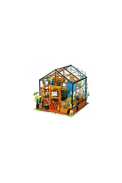 Rolife 3d Puzzle Mini Green House Florist Cathy Diy, , 231 Pieces