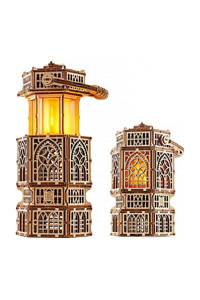 Wood Trick Mechanical 3D Puzzle, Vintage Lantern, WT, wood, 251 pieces