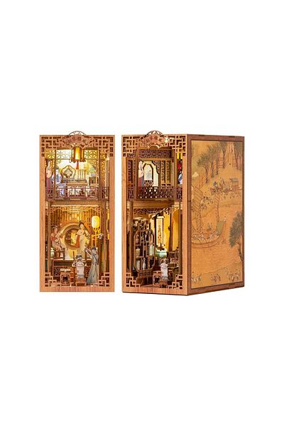 CUTEBEE 3d Puzzle, Diy Book Spine, Elegant Song, , 239 Pieces
