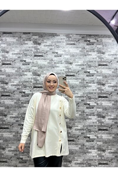 Butik Soğuk Triko Düğmeli Tunik