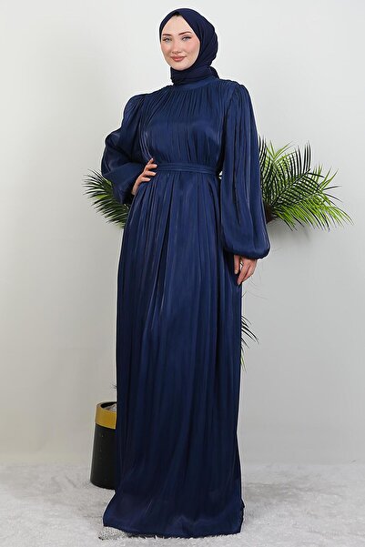 GİYZAMİLA Matem Hijab Φόρεμα Navy Blue