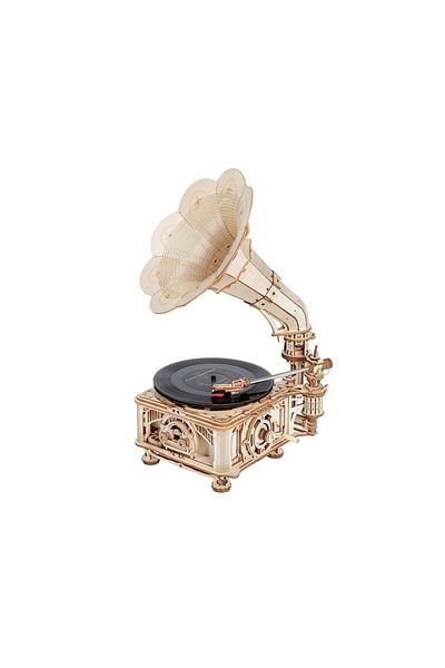 ROKR 3D Puzzle Turntable with Electric and Manual Rotation Mode, ROKR, Wood, 424 Pieces