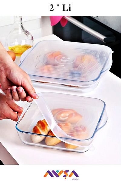 AVŞA Global 2-Piece Silicone Pyrex Cover