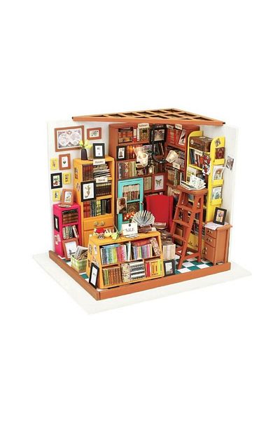 Rolife 3D Puzzle Mini Dollhouse Sam's Office DIY, RoLife, 221 pieces