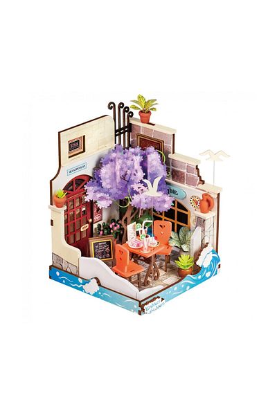 Rolife 3D Puzzle, Sea Holiday Restaurant, Rolife, wood, 68 pieces