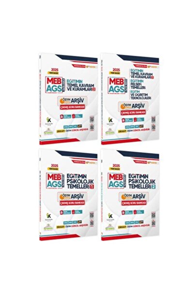 Karakutu Yayınları 2025 Meb-ags Eğitimin Temellerinin Kara Kutusu 4lü Modül S...
