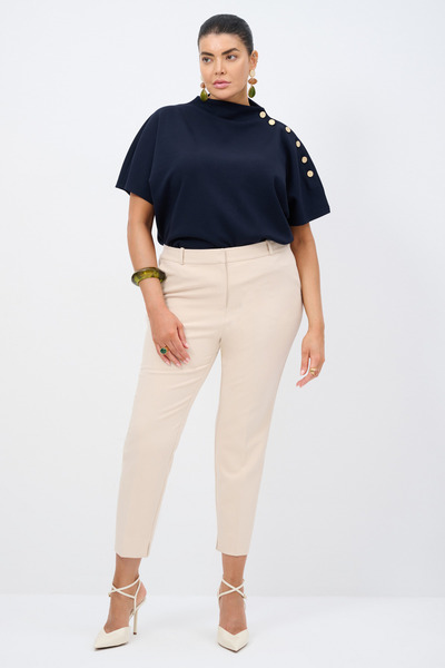 Love My Body Gabardin Cepli Pantolon