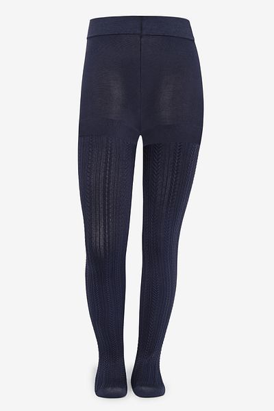 Penti Hübsche gestrickte marineblaue Strumpfhosen