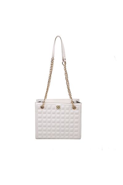 ETG Women's Fashion Checkered Shoulder Chain Bag