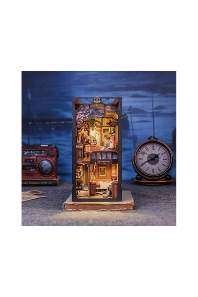 CUTEBEE Puzzle 3D, Cotor de carte DIY, Detective Agency Train Mystery Case, Cutebee, 338 piese