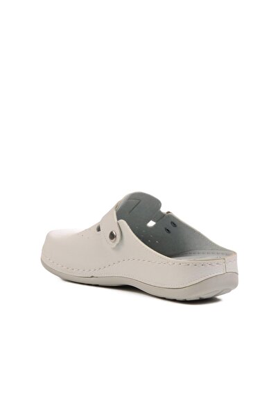 AYAKMOD Білі анатомічні чоловічі капці Sabo 52.002 M