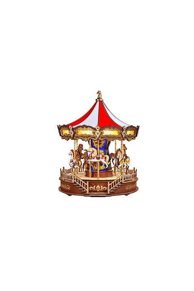 Rolife 3d Puzzle, Classic Carousel Music Box, , 265 Pieces