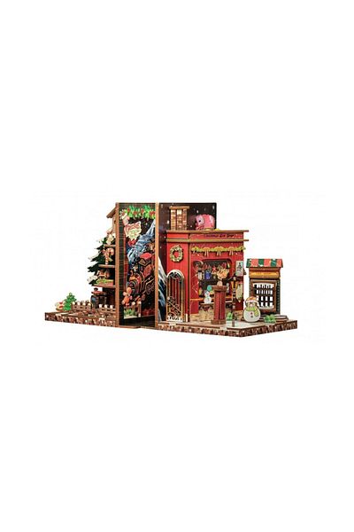 CUTEBEE 3D Puzzle, DIY Bookend, Christmas Cottage, Cutebee, 189 pieces