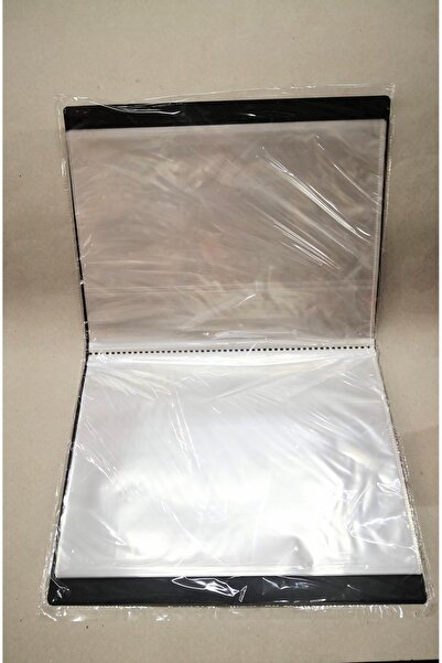 Noki Siyah 60lı Sunum Dosyası Plastik Kapaklı Şeffaf Yapraklı