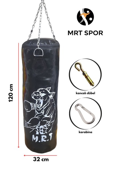 Mrt 120x32 Cm Geniş Kum Torbası Askı Aparatı Siyah Kargo Bedava Dolu Tavan Ap...