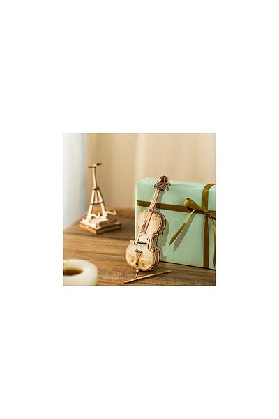 Rolife 3D Puzzle Cello, RoLife, Wood, 58 pieces
