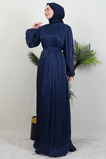 GİYZAMİLA Matem Hijab Φόρεμα Navy Blue