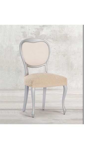 EYSA CONFECTIONES Set 2 huse scaun elastice (sezut), Troya, C/0 Bej