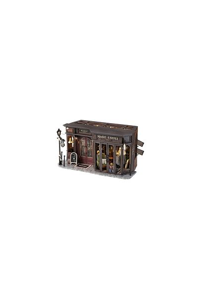 CUTEBEE 3d Puzzle, Diy Mini House, Magic Coffee, , 299 Pieces