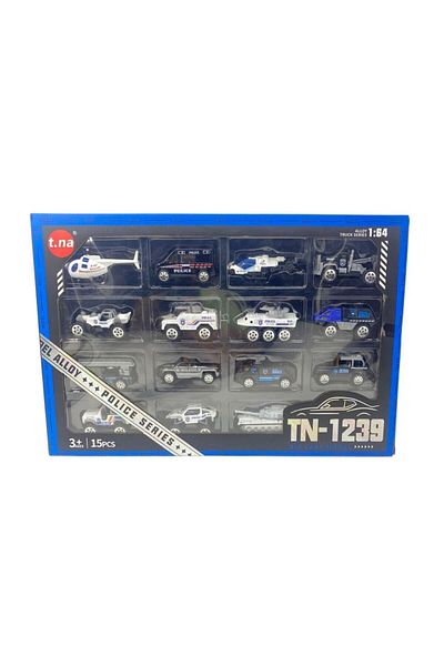 STEM 15-Piece Diecast Police Series Set
