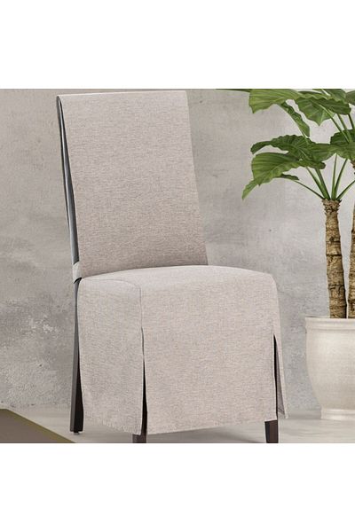 EYSA CONFECTIONES Set of 2 universal seat covers, Valeria, C/0 Beige/Grey