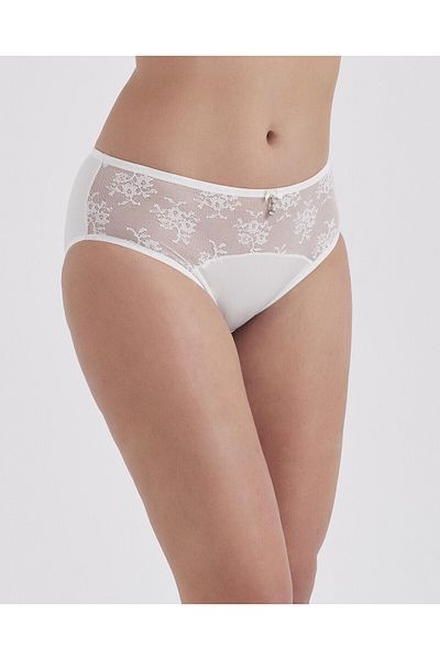 MOONLİGHT Γυναικείο εσώρουχο εκρού δαντέλα Mml3130