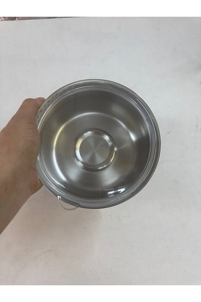 TRENDBULL 16 Cm Stainless Steel Storage Container with Mica Lid