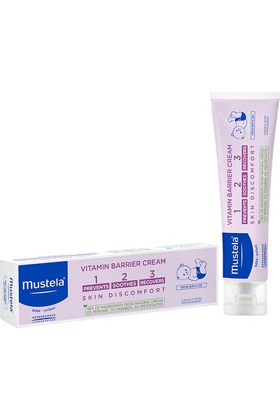 Mustela كريم طفح الحفاضات: حاجز فيتامين ١.٢.٣. كريم طفح الحفاضات ٥٠ مل