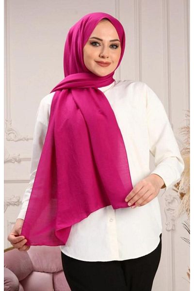 HAREM SCARF Σάλι Ιερουσαλήμ - Φούξια