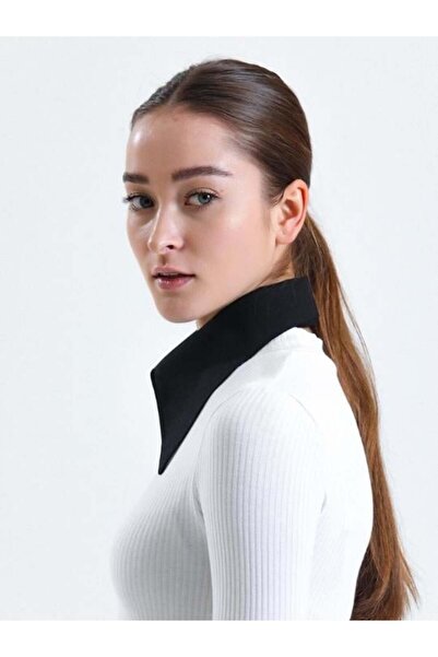 mirach Cămașă neagră pentru femei Mirach Textile cu un singur guler - Design modern und elegante -Hochwertiger Stoff