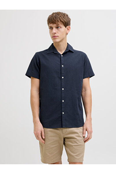 REBEL By Styli Moss Sunny Plain Short Sleeve Regular Fit Shirt