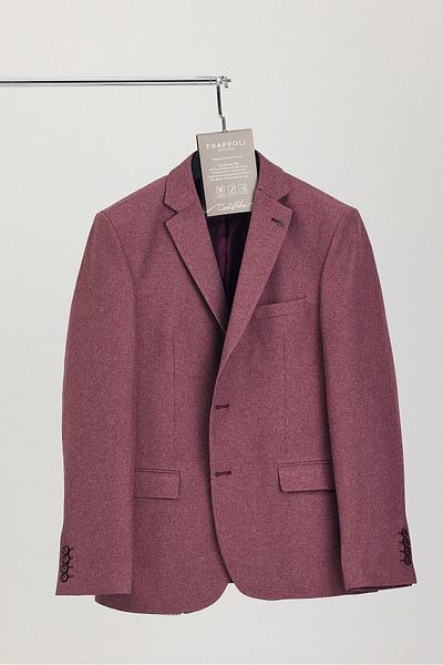 Frappoli Picardi Men's Açıkgül Texturemono Collar Slim Fit Sports Blazer Jacket Large Size