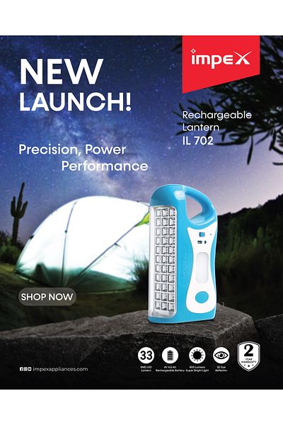 İMPEX Impex Rechargeable Emergency Light (IL 702)