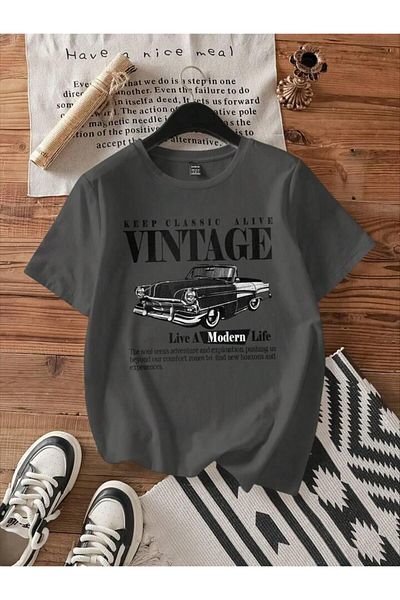 trendgar Μπλουζάκι unisex με στάμπα Fume Vitange